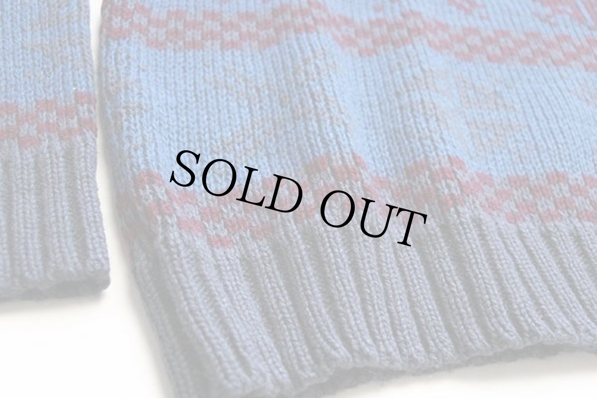 画像5: 80s Woolrichウールリッチ ローゲージ ウール×モヘヤニット セーター L (5)