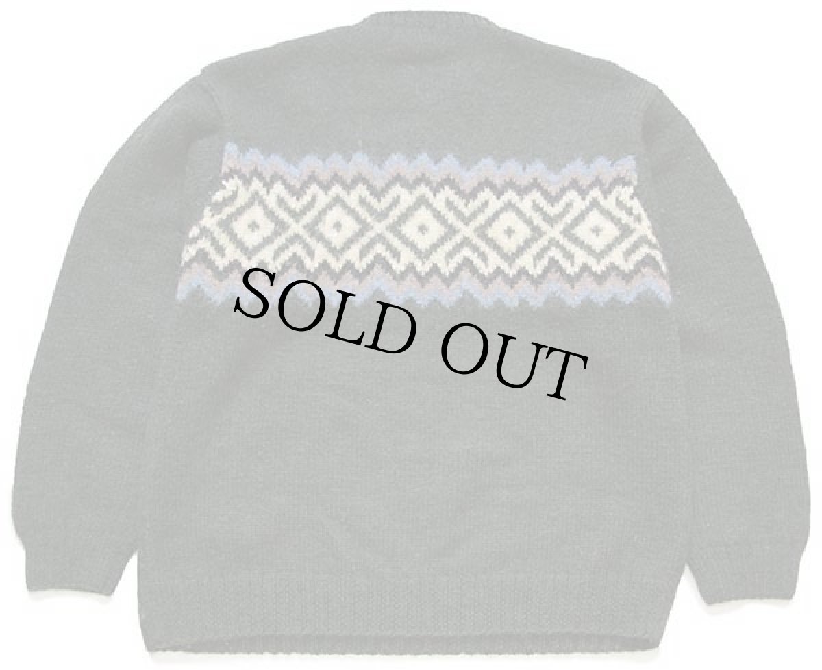 画像2: 00s J.CREW ウール ハンドニット セーター LT (2)