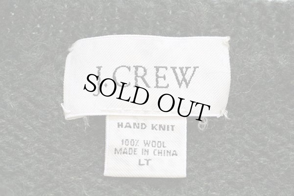 画像4: 00s J.CREW ウール ハンドニット セーター LT (4)