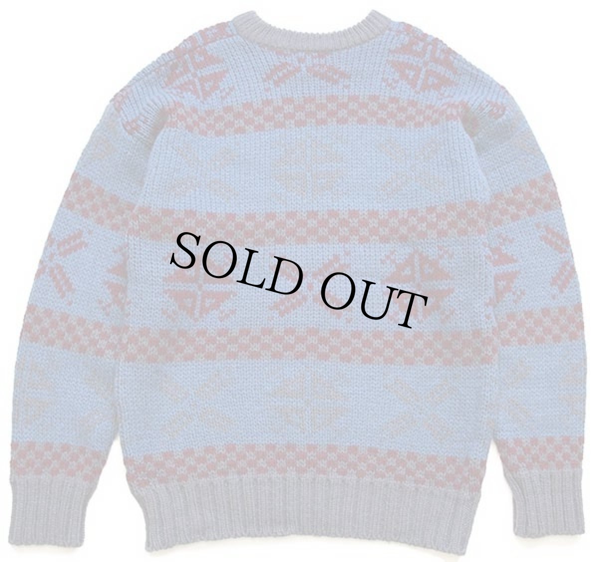 画像2: 80s Woolrichウールリッチ ローゲージ ウール×モヘヤニット セーター L (2)