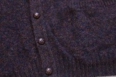 画像5: 00s PENDLETONペンドルトン シェットランド ウールニット カーディガン ミックス L (5)