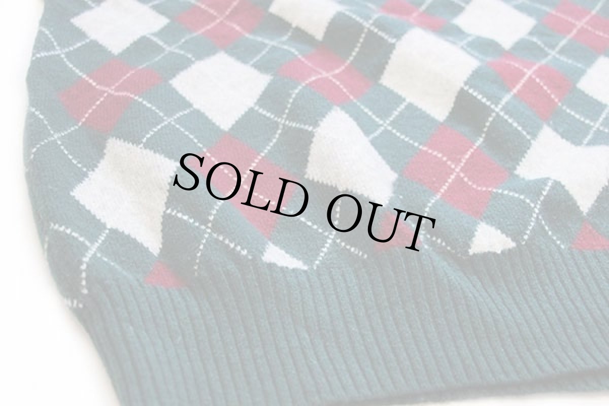 画像5: 90s ポロ ラルフローレン アーガイル柄 ラムウールニット セーター XL (5)