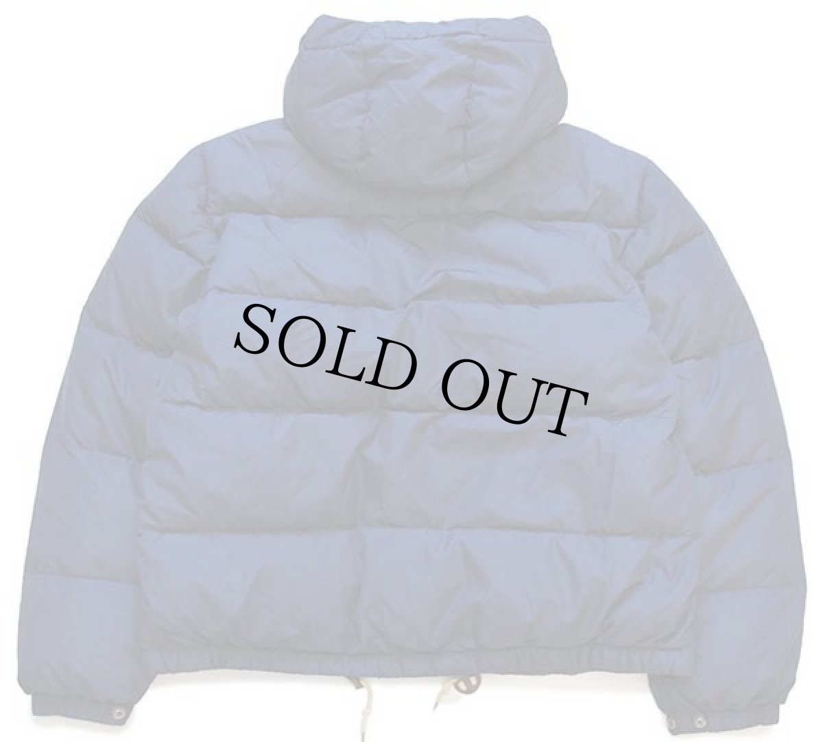 画像2: ポロ ラルフローレン レザーパッチ&フード付き ナイロン ダウンジャケット 紺 L★パーカー (2)