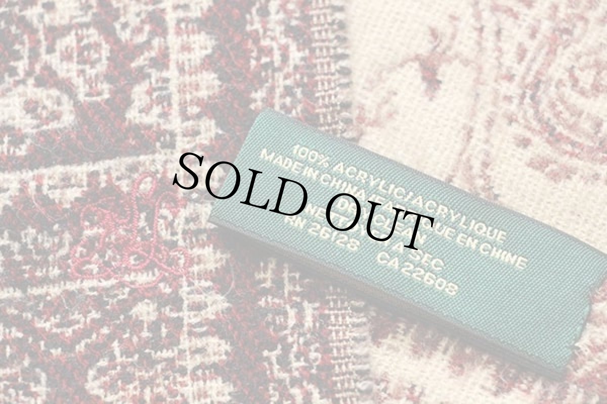 画像4: LAUREN ラルフローレン ペイズリー柄 ストール (4)