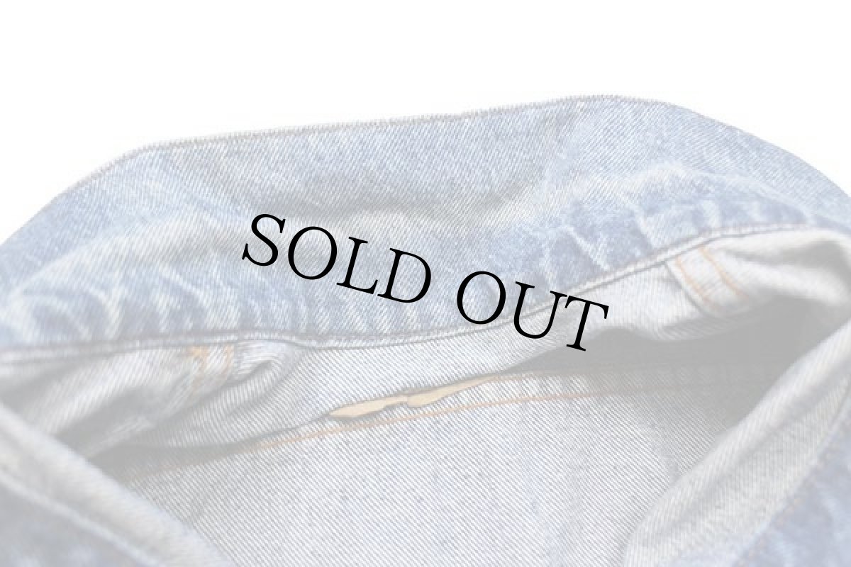 画像5: 80s カナダ製 Levi'sリーバイス 70706 カットオフ デニムベスト 4ポケット ボーイズ18 (5)