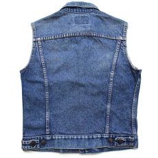 画像2: 80s カナダ製 Levi'sリーバイス 70706 カットオフ デニムベスト 4ポケット ボーイズ18 (2)