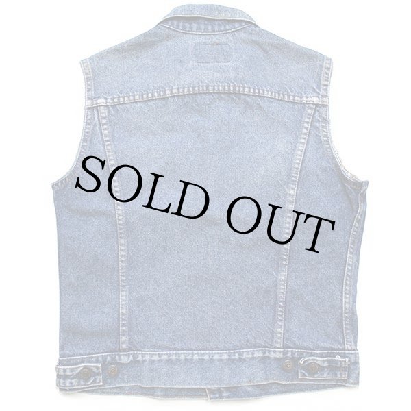 100％本物保証！ 80s カナダ製 デニムベスト カットオフ 70706 Levi'sリーバイス トップス