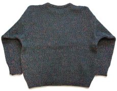 画像2: 90s イタリア製 OSVALDO BRUNI ネップ入り ケーブル編み ウールニット セーター★フィッシャーマン (2)