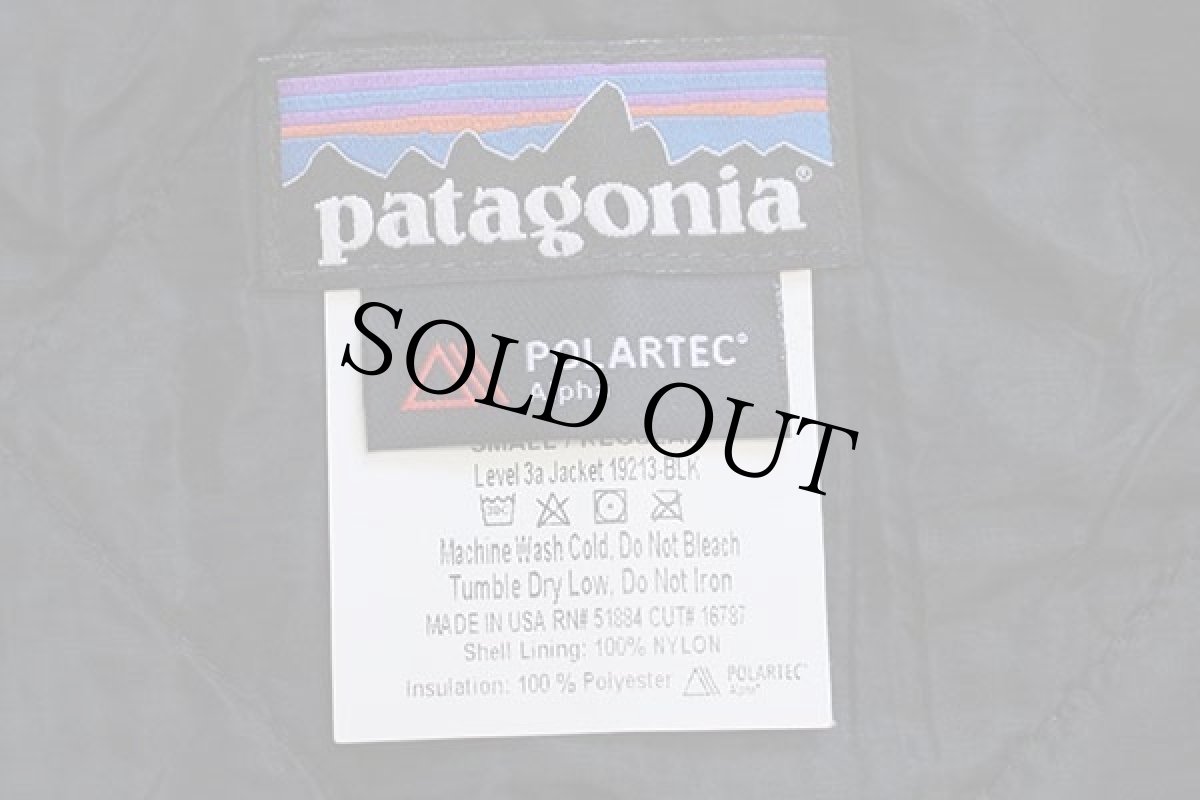 画像4: USA製 米軍 patagoniaパタゴニア MARS PCU Level3 POLARTEC Alpha Jacket ナイロン アルファジャケット 黒 S/R (4)