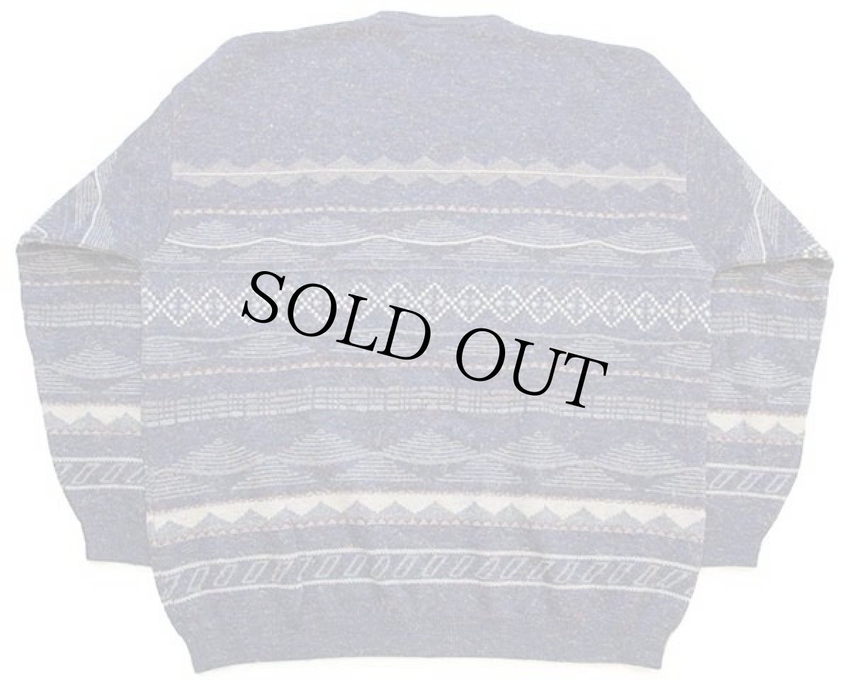 画像2: イタリア製 Rodes 編み柄 ネップ入り アクリル×ウール×レーヨンニット セーター (2)