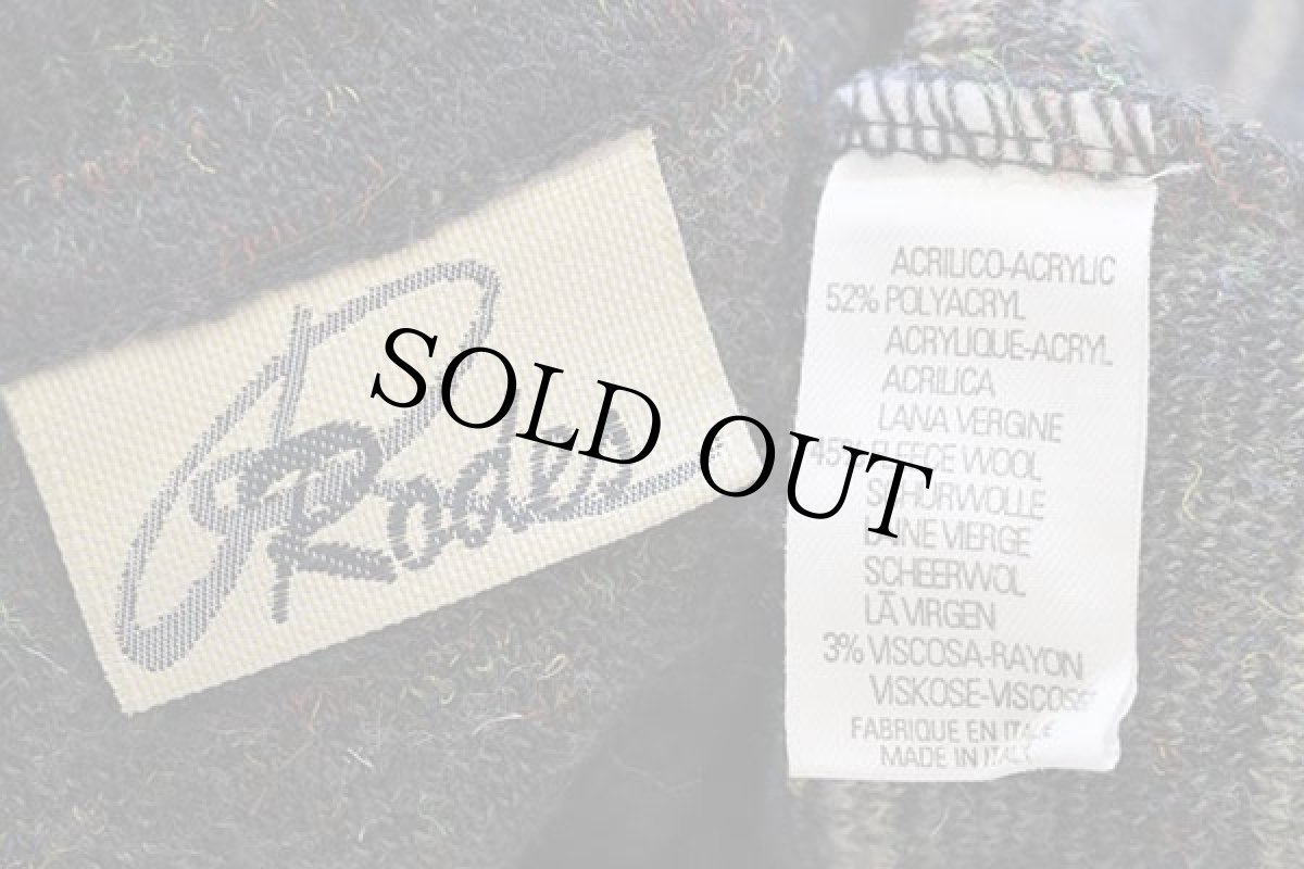 画像4: イタリア製 Rodes 編み柄 ネップ入り アクリル×ウール×レーヨンニット セーター (4)