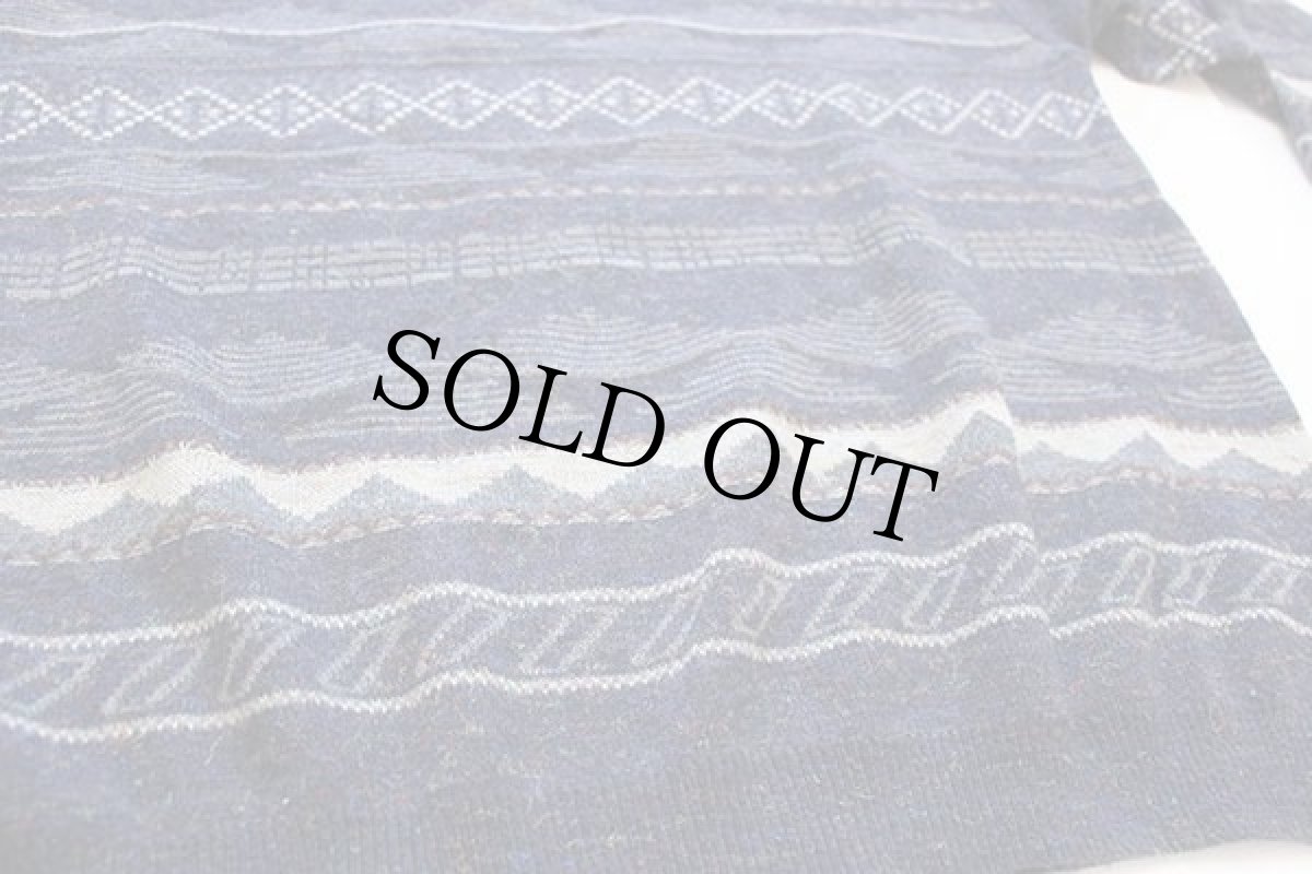 画像5: イタリア製 Rodes 編み柄 ネップ入り アクリル×ウール×レーヨンニット セーター (5)