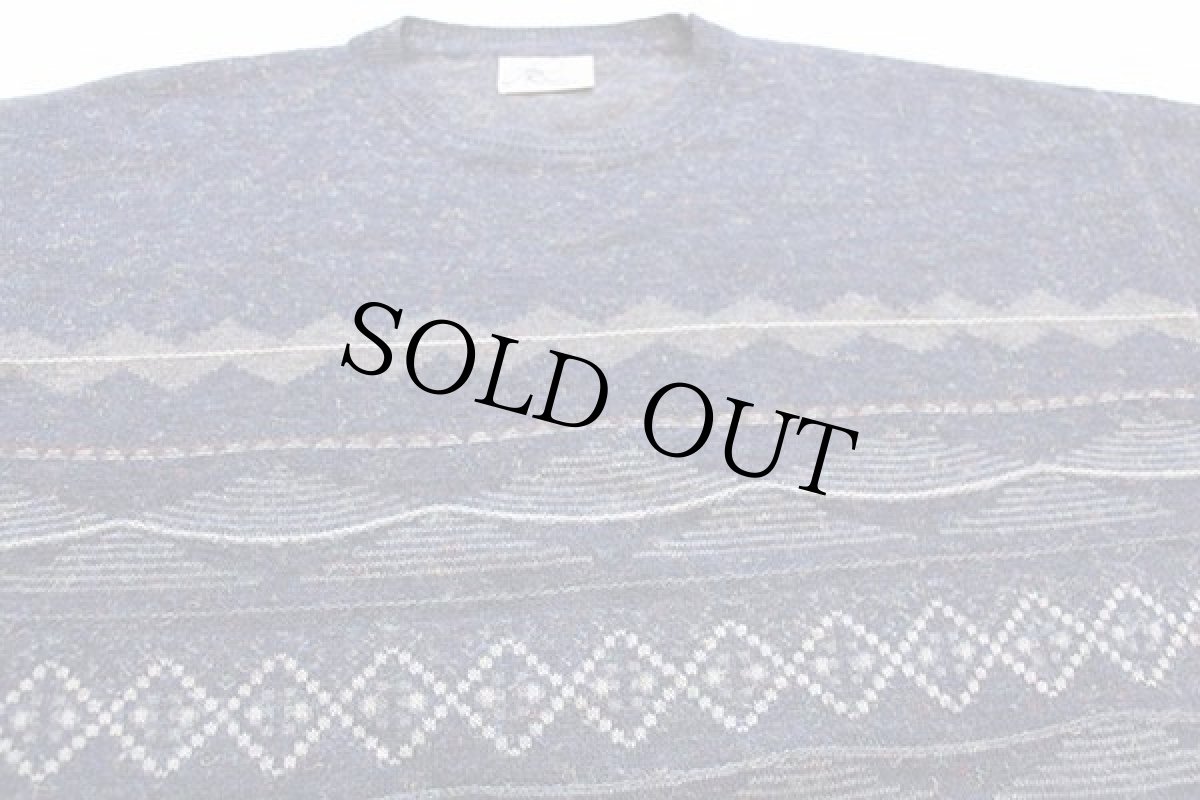 画像3: イタリア製 Rodes 編み柄 ネップ入り アクリル×ウール×レーヨンニット セーター (3)