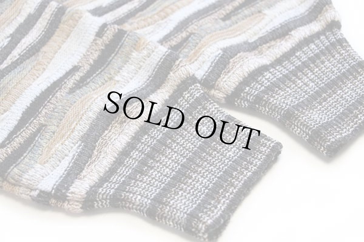 画像6: 90s イタリア製 COLLEGE by Marcazzani 3D 立体編み コットン×ウール×アクリルニット セーター 52 (6)