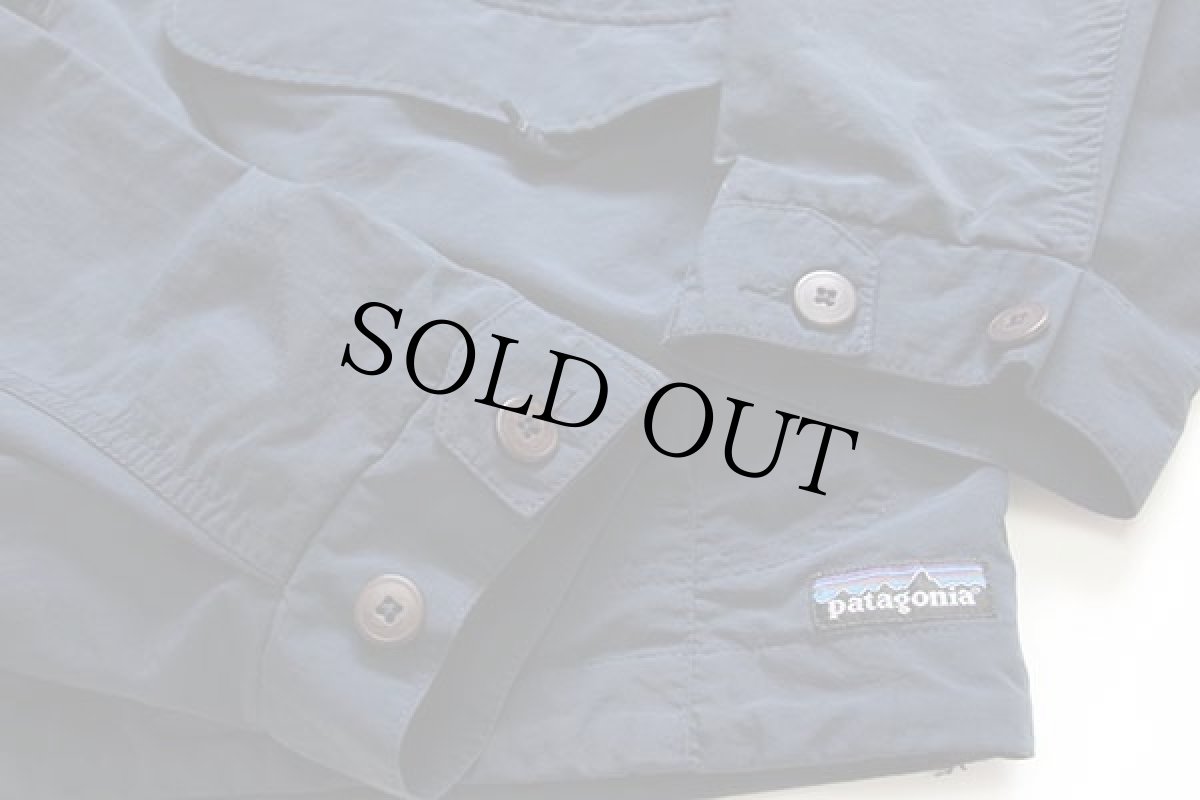 画像6: 90s patagoniaパタゴニア Baggies Jacket ナイロン バギーズジャケット 紺 L (6)