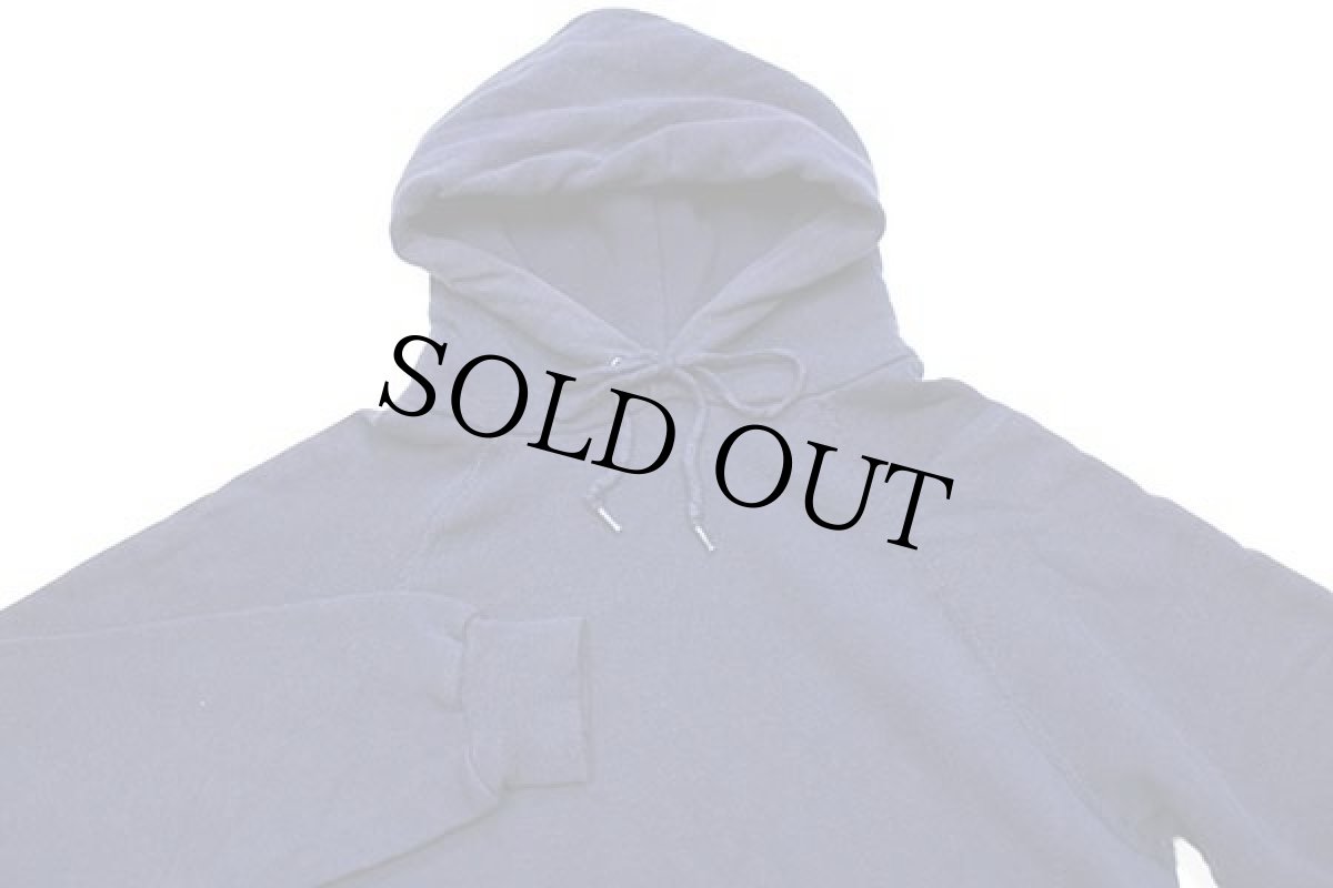 画像3: 80s USA製 BASSETT-WALKER 無地 スウェットパーカー 紺 M (3)