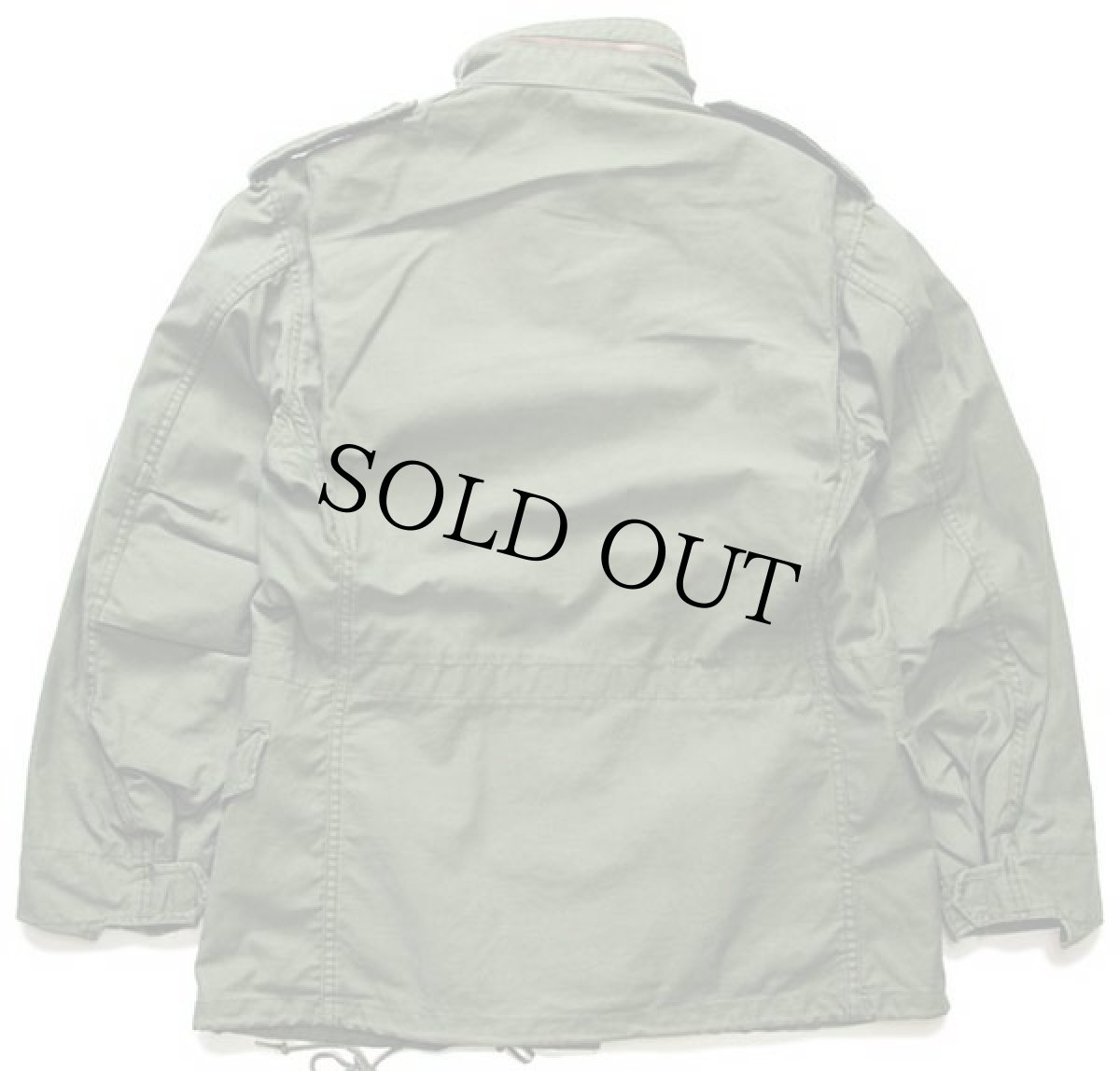 画像2: 90s USA製 ALPHAアルファ M-65 フィールドジャケット オリーブグリーン S-R (2)