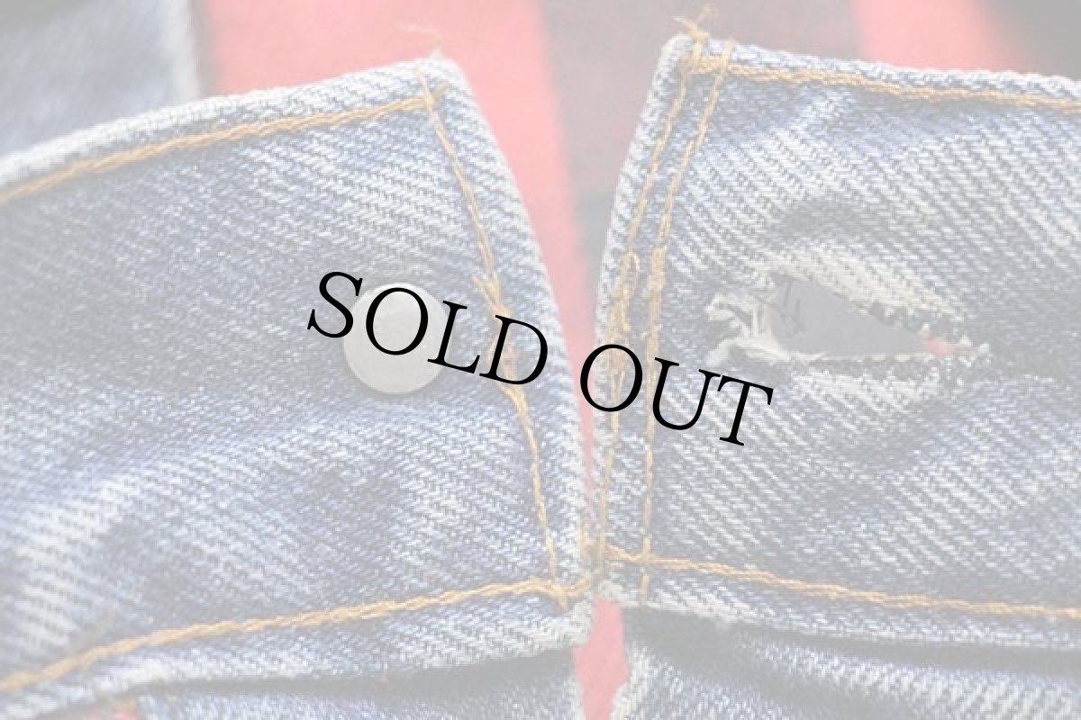 画像7: 80s USA製 Levi'sリーバイス 70411 バッファローチェック ネルライナー デニムジャケット 4ポケット 36 (7)