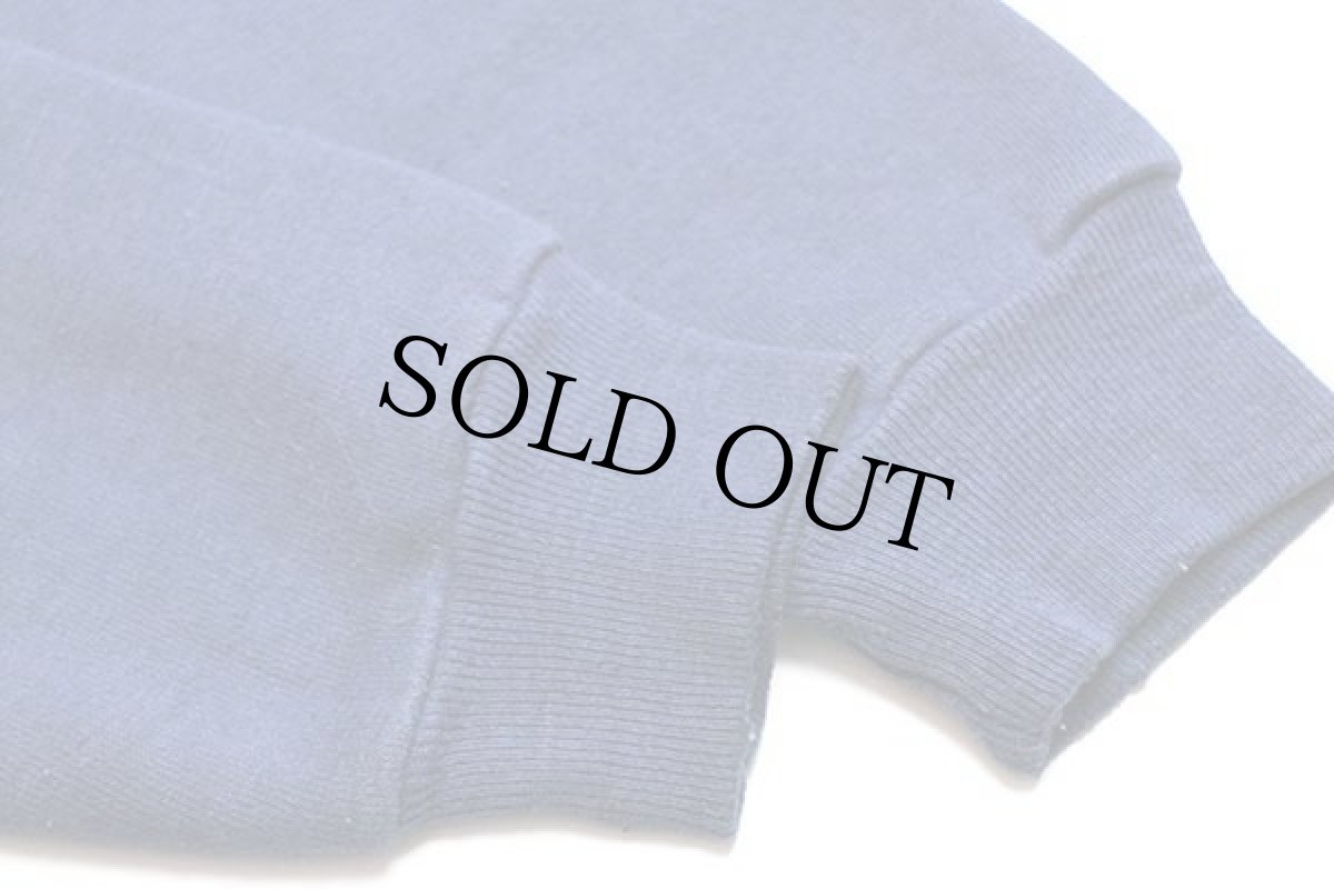 画像5: 80s UNKNOWN 無地 スウェット ジップパーカー 紺 (5)