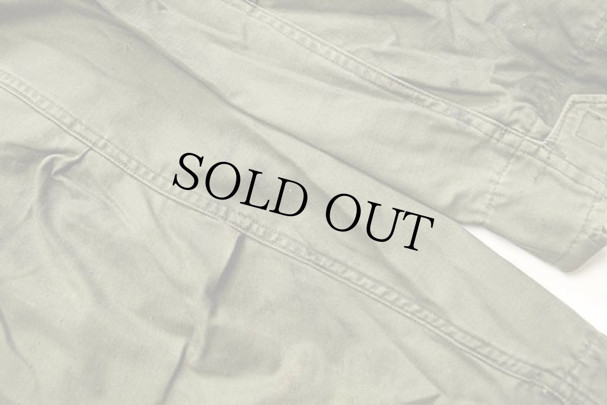 画像7: 80s 米軍 U.S.NAVY SEABEES パッチ&刺繍 M-65 フィールドジャケット オリーブグリーン M-R (7)