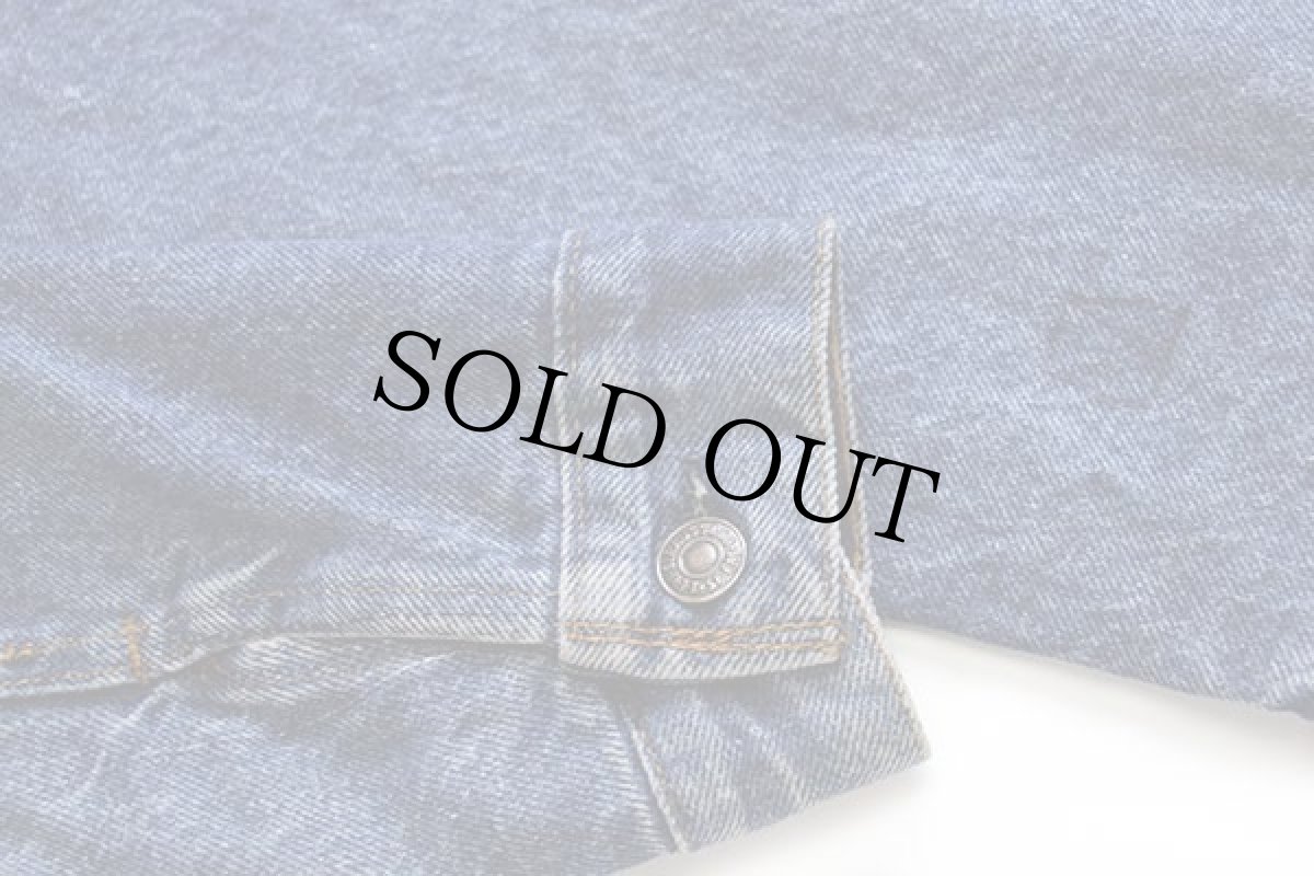 画像8: 80s USA製 Levi'sリーバイス 70411 バッファローチェック ネルライナー デニムジャケット 4ポケット 36 (8)