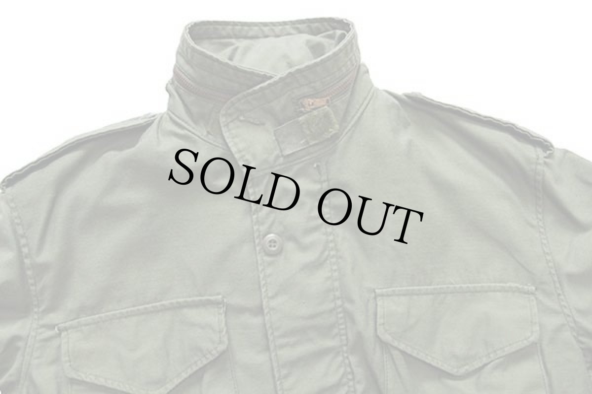 画像3: 90s USA製 ALPHAアルファ M-65 フィールドジャケット オリーブグリーン S-R (3)