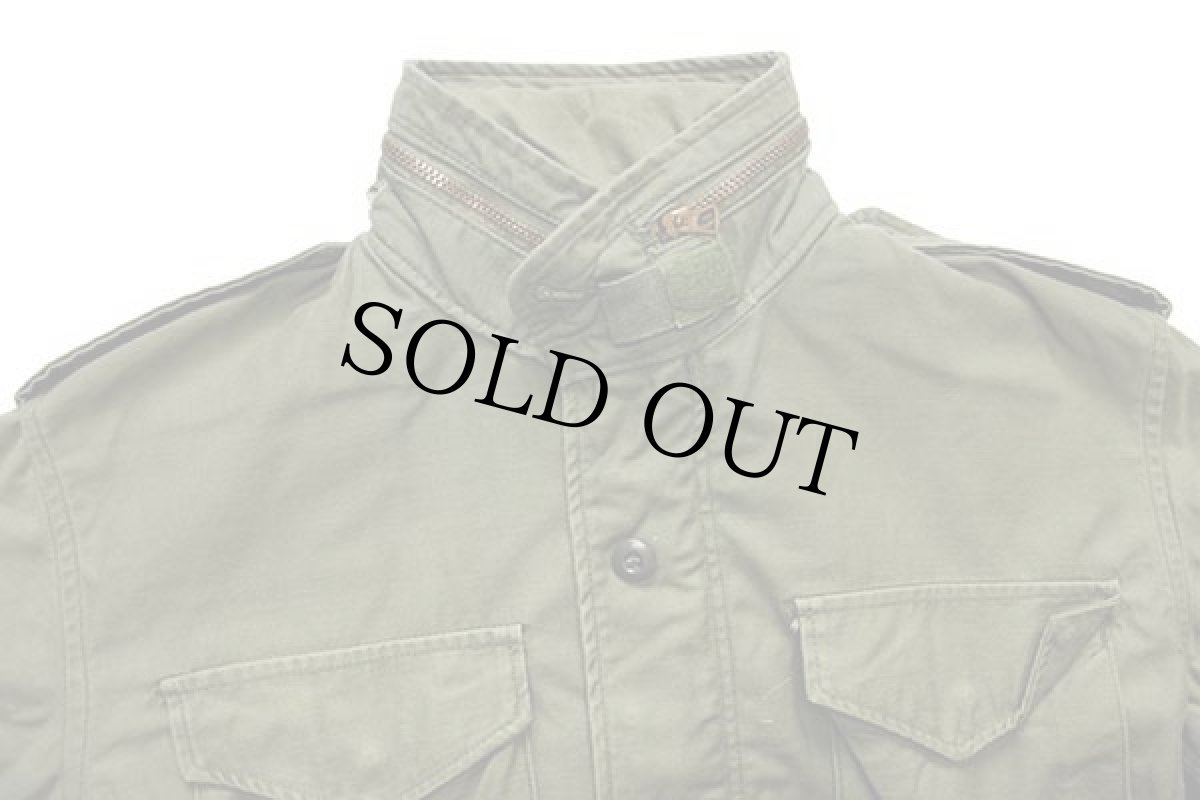 画像3: 70s 米軍 U.S.ARMY M-65 フィールドジャケット オリーブグリーン S-S (3)