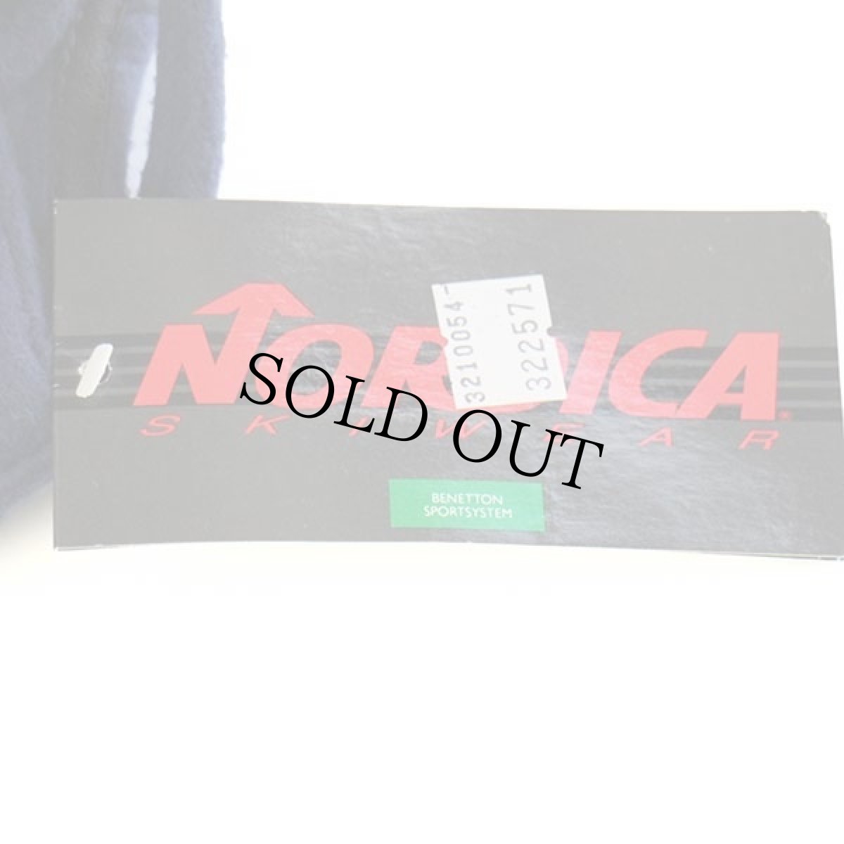 画像6: デッドストック★90s BENETTONベネトン NORDICA 刺繍 耳当て付き フリースキャップ 紺 0 (6)
