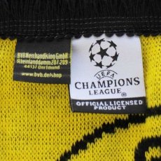 画像6: EU製 UEFA BVB BORUSSIA DORTMUNDドルトムント アクリルニット サッカー マフラー (6)