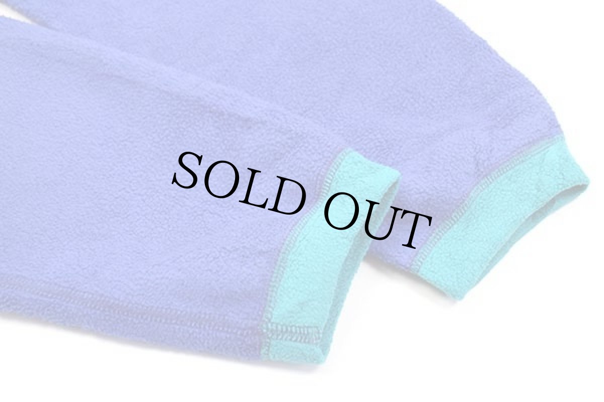 画像7: 80s REI マルチカラー 切り替え POLARTEC フリースジャケット 青 M (7)