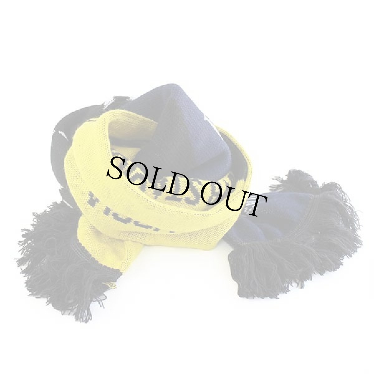 画像2: EU製 UEFA BVB BORUSSIA DORTMUNDドルトムント アクリルニット サッカー マフラー (2)