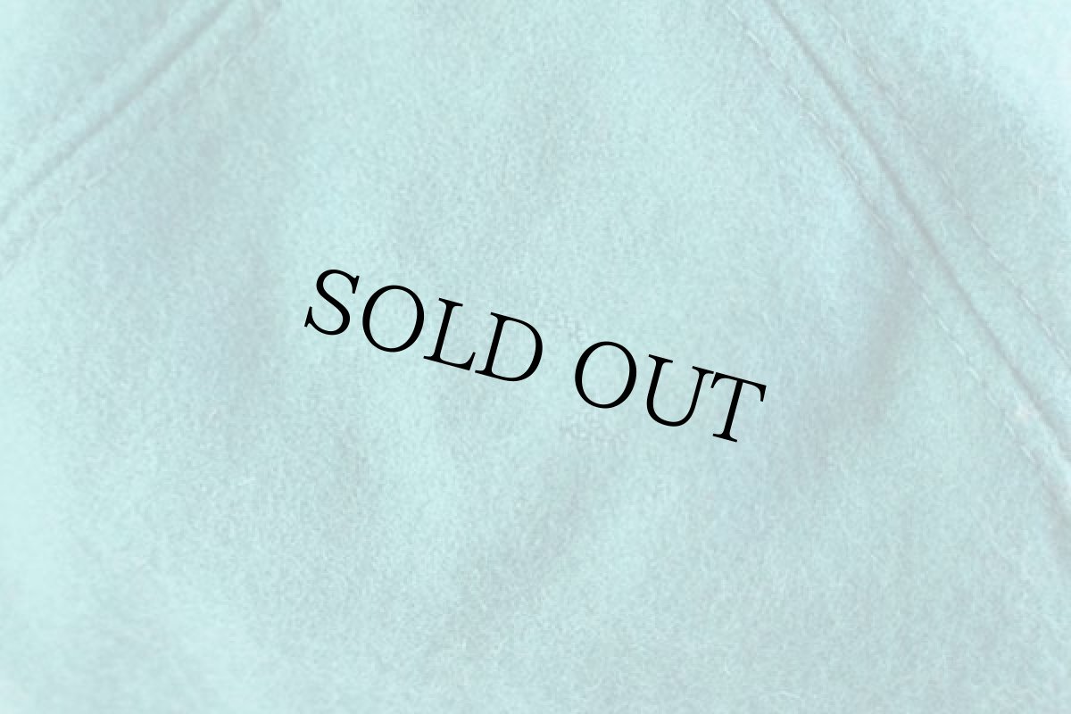 画像10: 90s イタリア製 Conte of Florence ロゴ刺繍 耳当て付き ウールハット エメラルドグリーン (10)