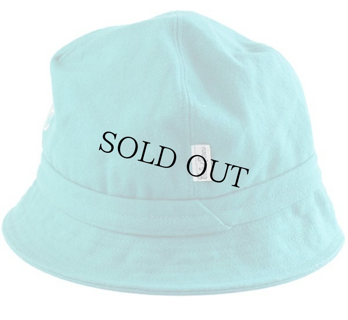 画像2: 90s イタリア製 Conte of Florence ロゴ刺繍 耳当て付き ウールハット エメラルドグリーン (2)