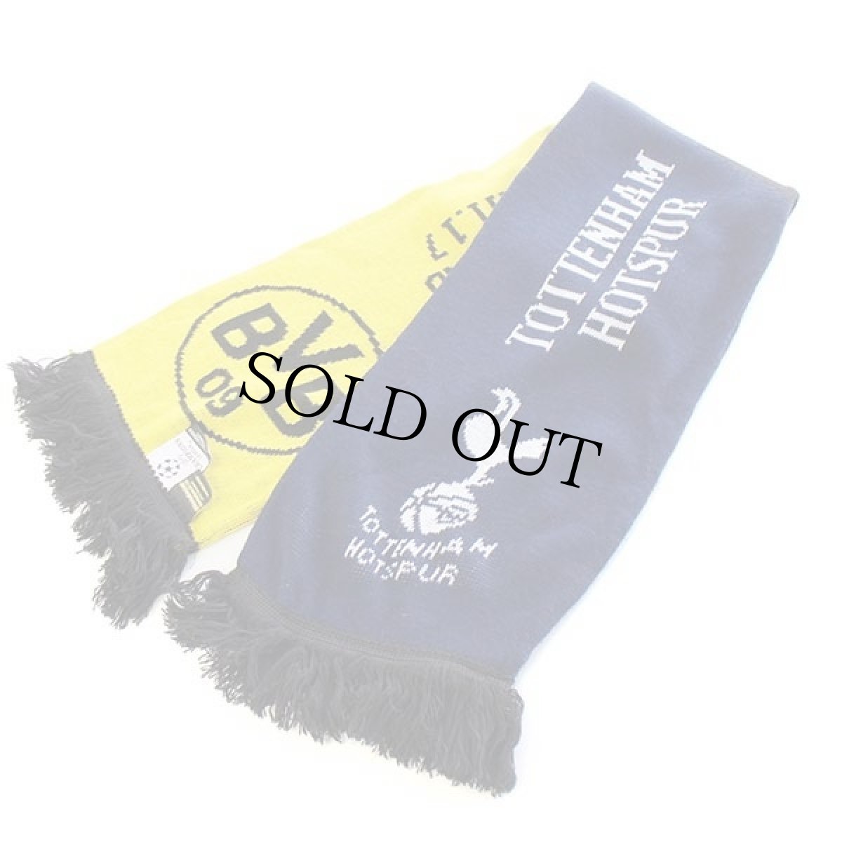 画像3: EU製 UEFA BVB BORUSSIA DORTMUNDドルトムント アクリルニット サッカー マフラー (3)