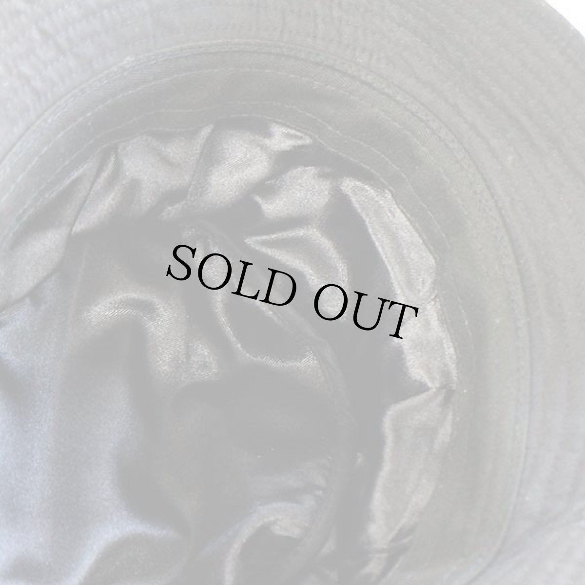 画像7: デッドストック★UNKNOWN スエードレザー バケットハット ブラック M (7)