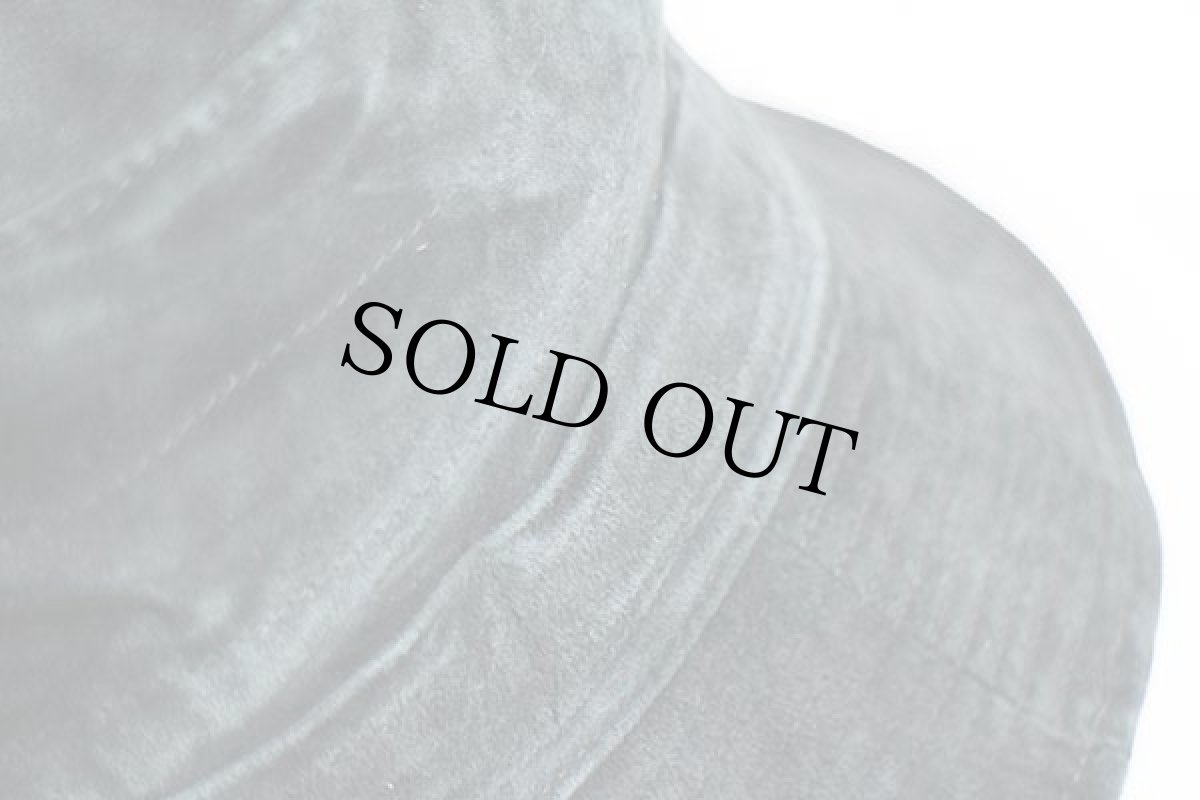 画像10: デッドストック★UNKNOWN スエードレザー バケットハット ブラック M (10)