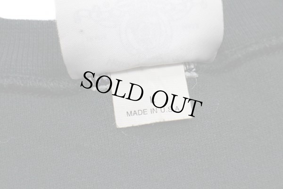 画像5: 90s USA製 Metro goldwyn Mayer ロゴ刺繍 スウェット 黒 L (5)