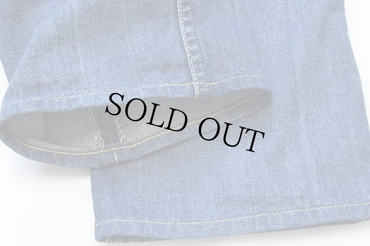 画像9: 60s USA製 Leeリー 101Z サイド黒タグ デニムパンツ w36 (9)