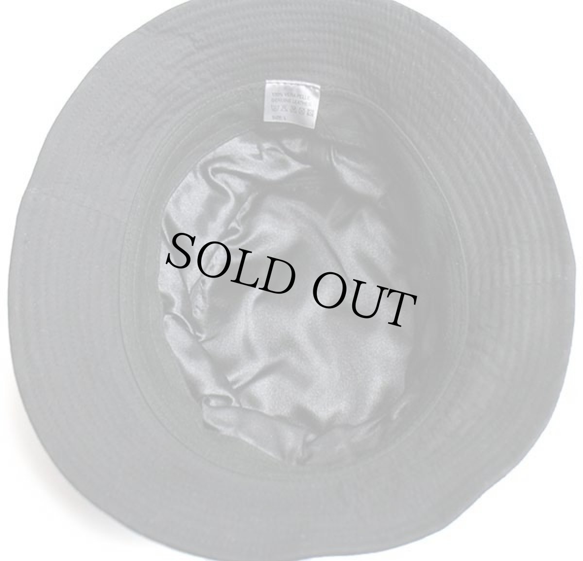 画像6: デッドストック★UNKNOWN スエードレザー バケットハット ブラック M (6)