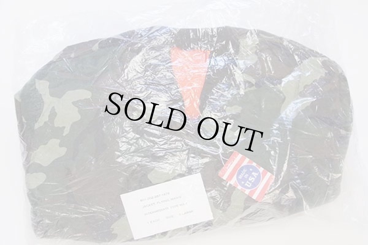 画像10: デッドストック★90s USA製 CORINTH ウッドランドカモ コットン MA-1 フライトジャケット XL (10)