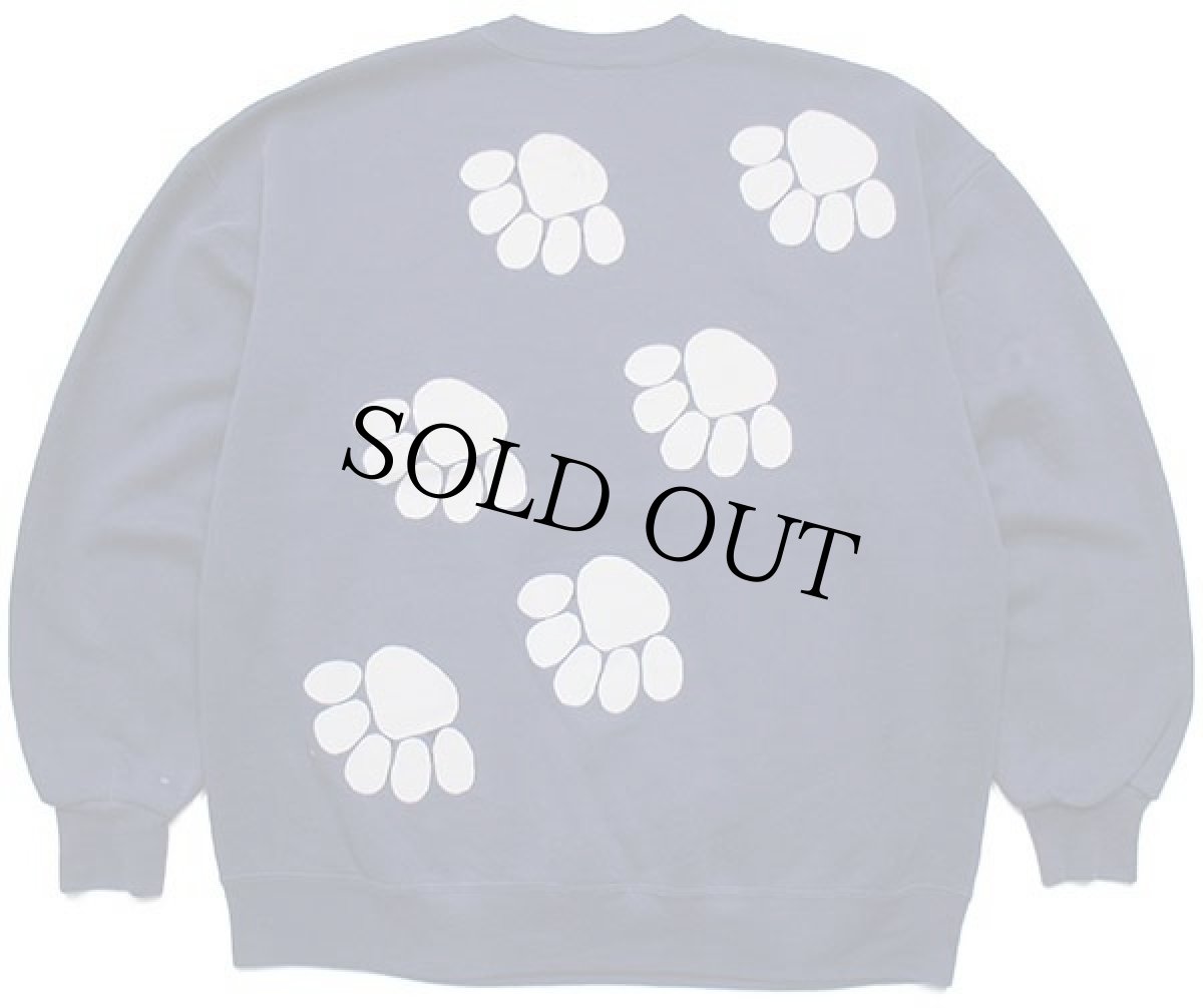 画像2: 90s USA製 PennState NITTANY LIONS 足型 スウェット 紺 XL (2)