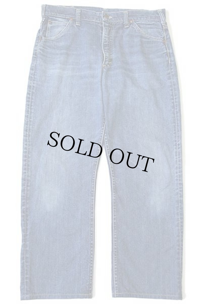 画像2: 60s USA製 Leeリー 101Z サイド黒タグ デニムパンツ w36 (2)