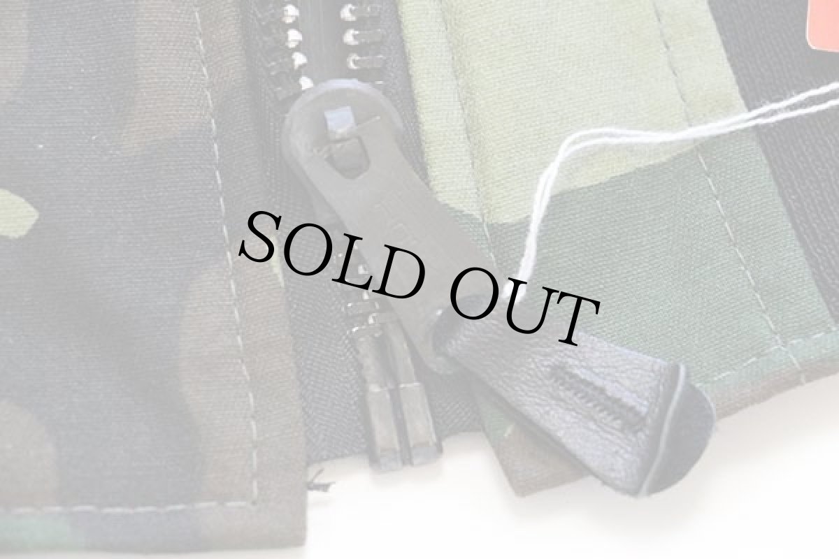 画像6: デッドストック★90s USA製 CORINTH ウッドランドカモ コットン MA-1 フライトジャケット XL (6)