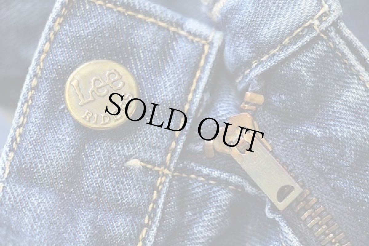 画像7: 60s USA製 Leeリー 101Z サイド黒タグ デニムパンツ w36 (7)