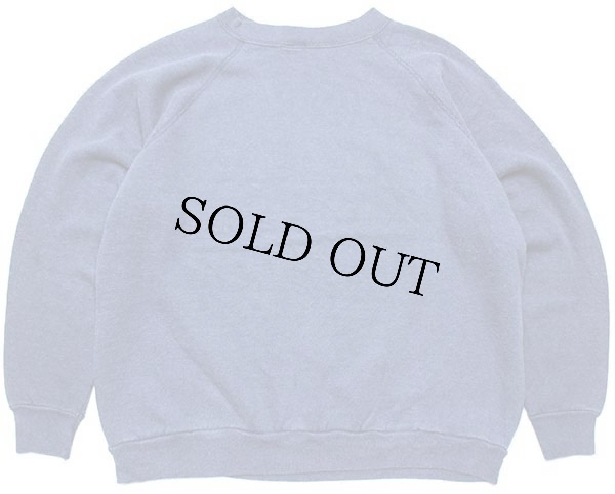 画像2: 80s USA製 Collegiate Pacific BRADLEY UNIVERSITY ひび割れプリント スウェット 紺 L (2)