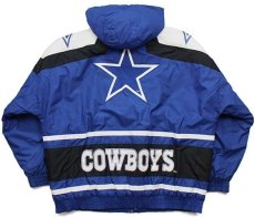 画像2: 90s PRO LINE APEX ONE NFL DALLAS COWBOYS 刺繍&パッチ付き 中綿入り ナイロンパーカー XL (2)