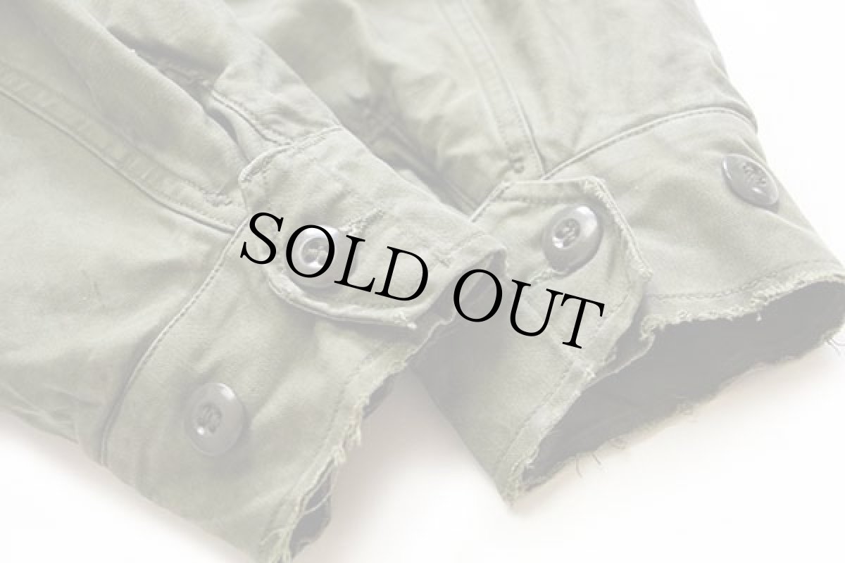 画像10: 50s 米軍 U.S.ARMY M-51 フィールドジャケット オリーブグリーン S-M (10)