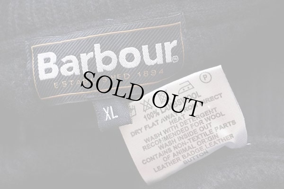 画像4: Barbourバブアー KIRKHAM CABLE BUTTON ハイネック ケーブル編み ラムウールニット カーディガン 紺 XL (4)