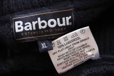 画像4: Barbourバブアー KIRKHAM CABLE BUTTON ハイネック ケーブル編み ラムウールニット カーディガン 紺 XL (4)