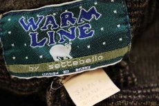 画像4: 90s イタリア製 WARM LINE ネイティブ柄 アルパカ×ウール×アクリルニット カーディガン (4)